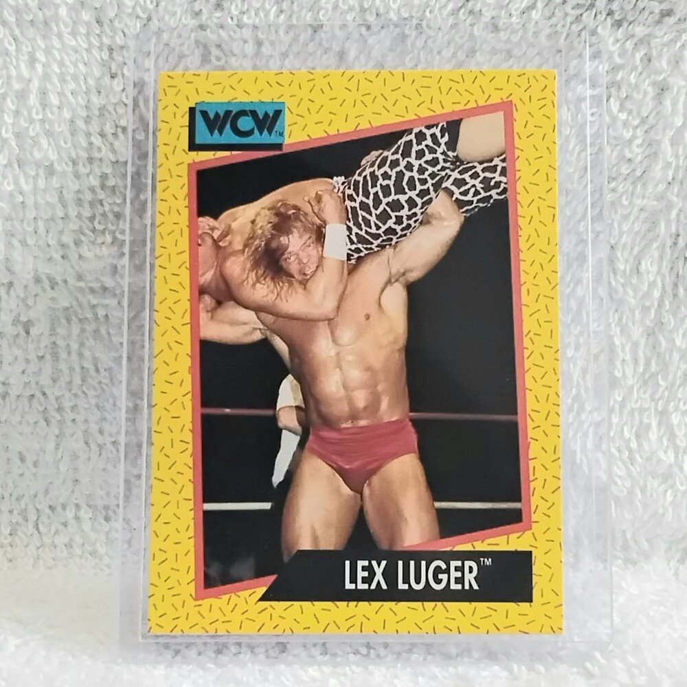 5/$20 Excellent 1991 Impel Lex Luger WCW Wrestling Card 20!!
